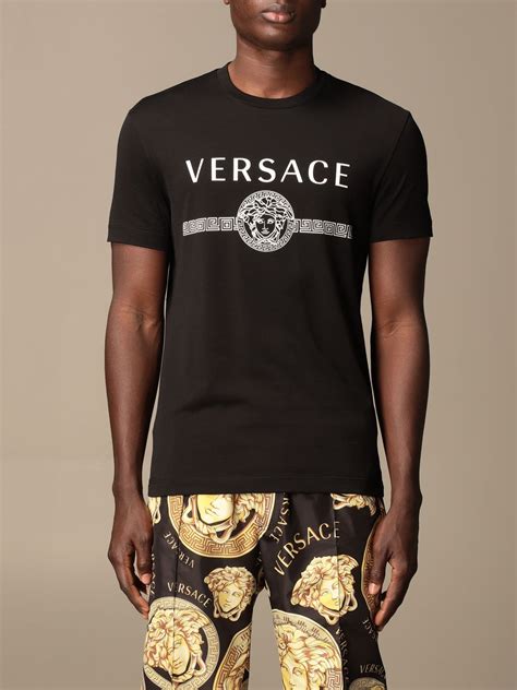 t shirt versace uomo zalando|versace t shirt men price.